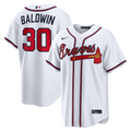 Atlanta Braves Drake Baldwin Nike White Home Replica Jersey product image 1, provided for visual reference and product