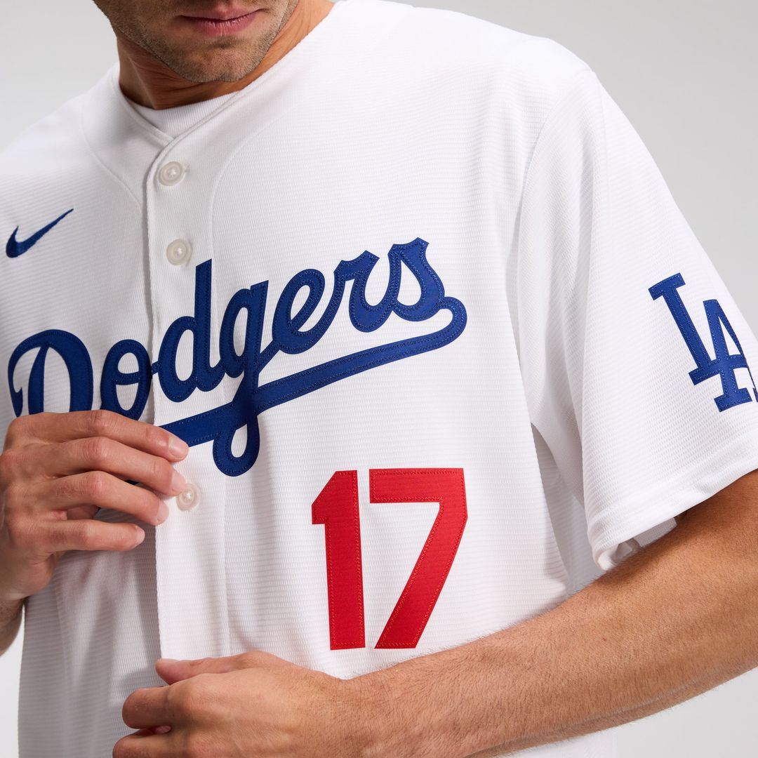 Los Angeles Dodgers Shohei Ohtani Nike White Home Stadium Jersey product image 9, provided for visual reference and product