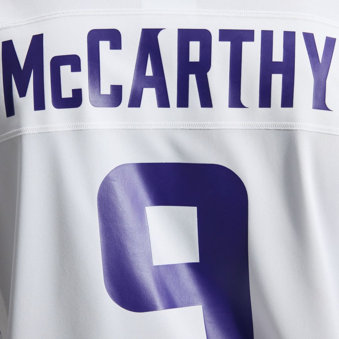 Minnesota Vikings J.J. McCarthy Nike Purple 2nd Alternate Player Game Jersey product image 24, provided for visual reference