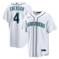 Seattle Mariners Colt Emerson Nike White Home Replica Jersey product image 1, provided for visual reference and product