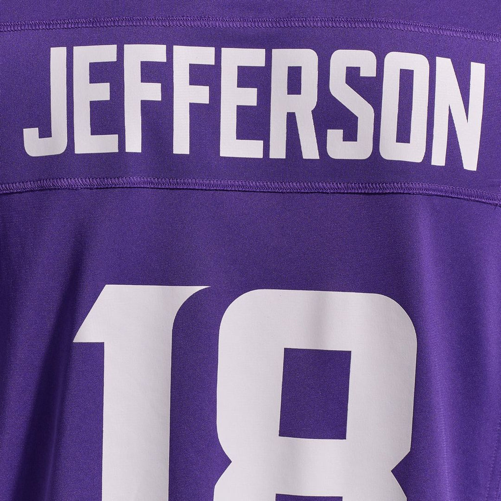 Minnesota Vikings Justin Jefferson Nike Purple Player Game Jersey product image 11, provided for visual reference and