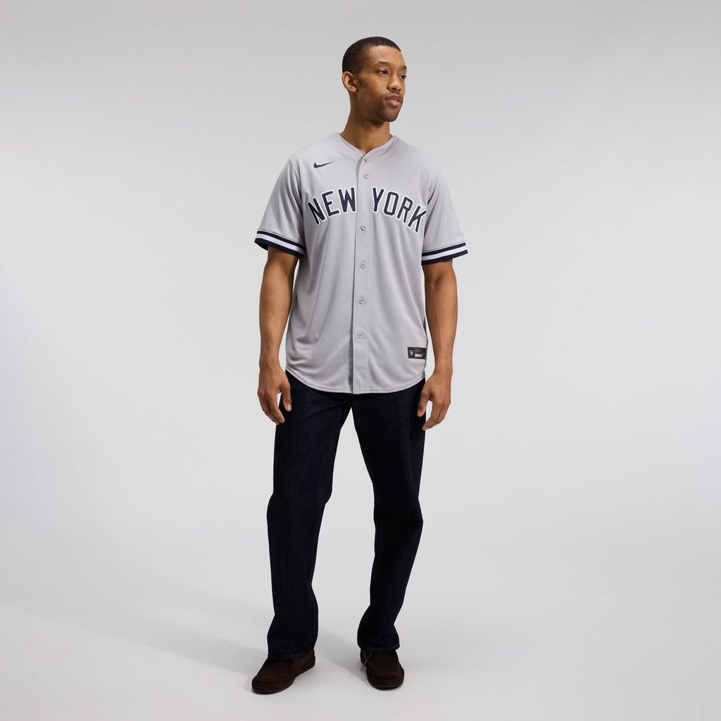 New York Yankees Anthony Volpe Nike Gray Road Replica Jersey product image 4, provided for visual reference and product