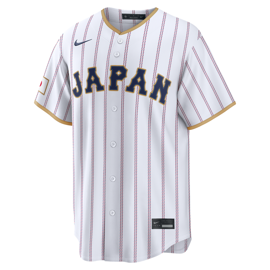 Japan Baseball Yoshinobu Yamamoto Nike White 2026 World Baseball Classic Home Stadium Jersey product image 2, provided for