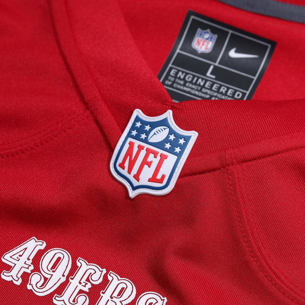San Francisco 49ers Chase Lucas Nike Scarlet Team Game Jersey product image 4, provided for visual reference and product