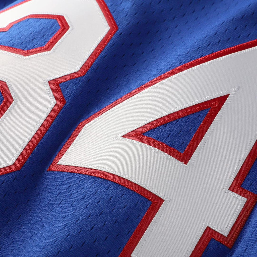 Texas Rangers Nolan Ryan Mitchell & Ness Royal Big & Tall Cooperstown Mesh Batting Practice Jersey product image 5, provided