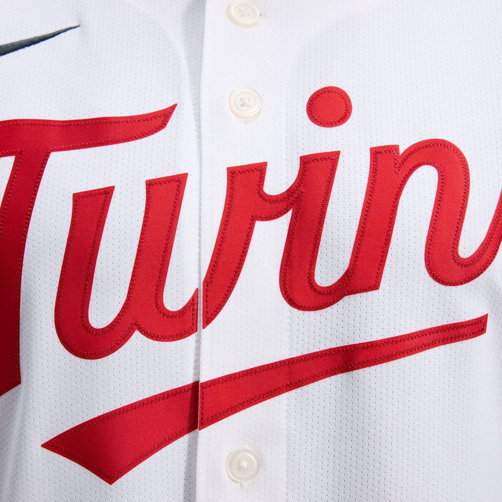Minnesota Twins Nike White Home Limited Jersey product image 10, provided for visual reference and product detail review