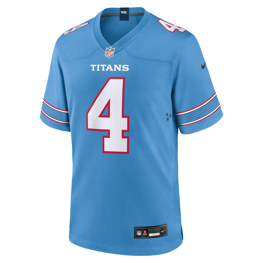 Tennessee Titans Wan'Dale Robinson Nike Light Blue Team Game Jersey product image 2, provided for visual reference and