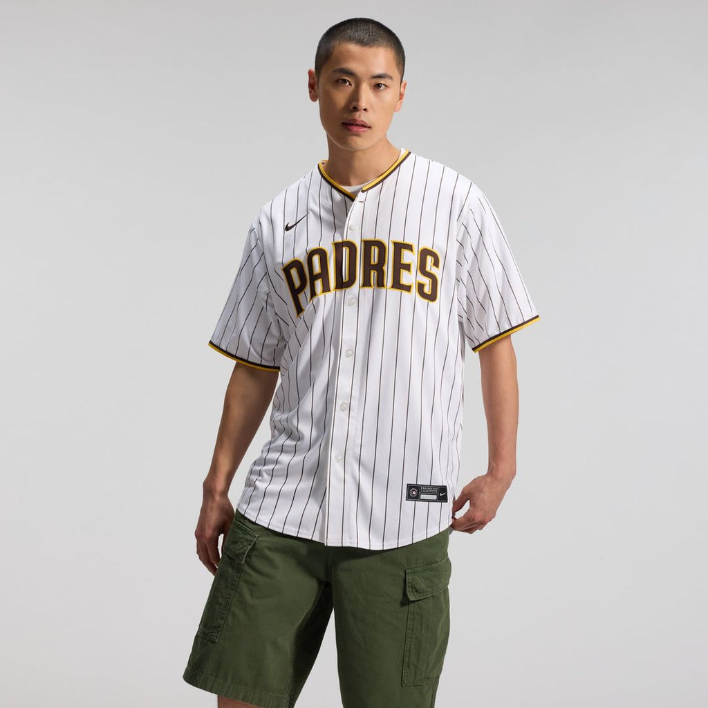 San Diego Padres Nike White Home Replica Jersey product image 13, provided for visual reference and product detail review