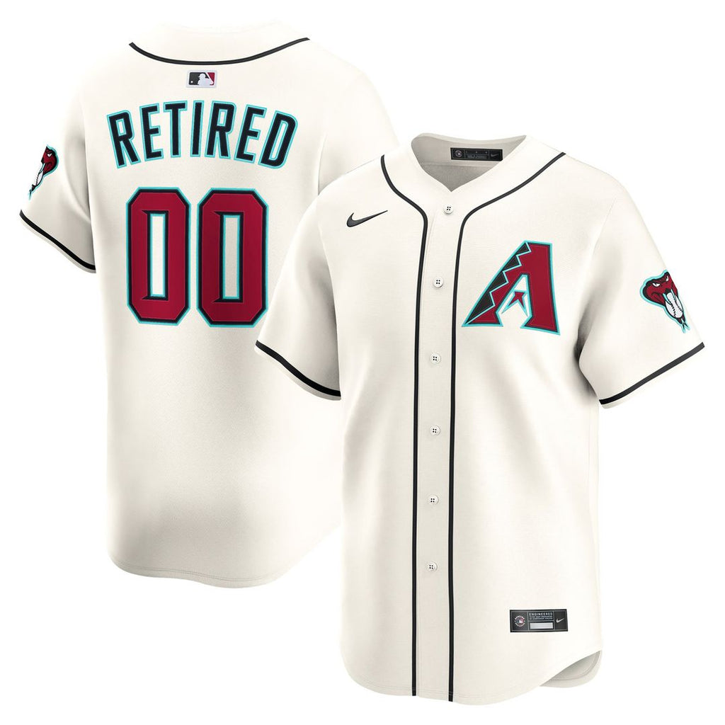 Arizona Diamondbacks Nike Cream Home Limited Pick-A-Player Retired Roster Jersey product image 1, provided for visual
