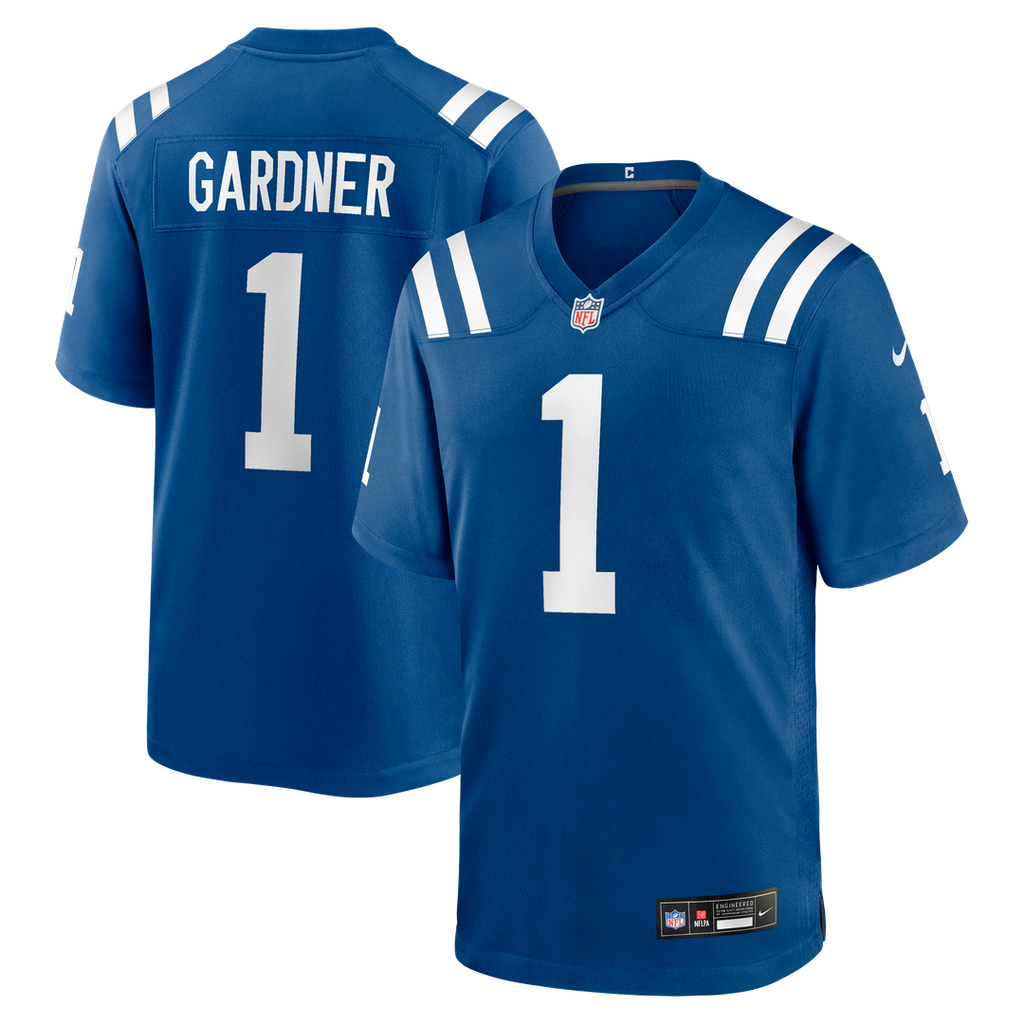 Indianapolis Colts Ahmad Sauce Gardner Nike White Game Jersey product image 7, provided for visual reference and product