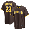 San Diego Padres Fernando Tatis Jr. Nike Brown Road Replica Jersey product image 1, provided for visual reference and