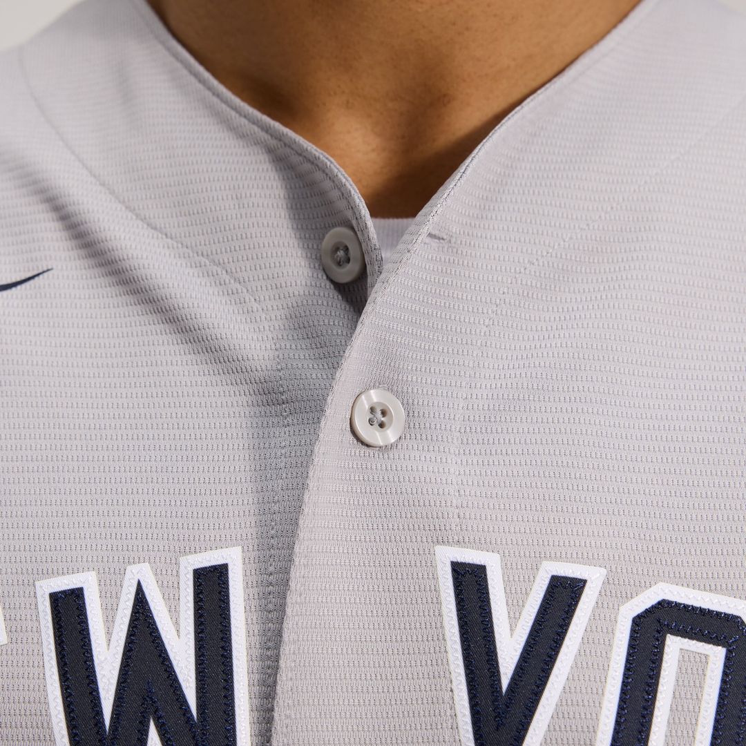 New York Yankees Anthony Volpe Nike Gray Road Replica Jersey product image 11, provided for visual reference and product