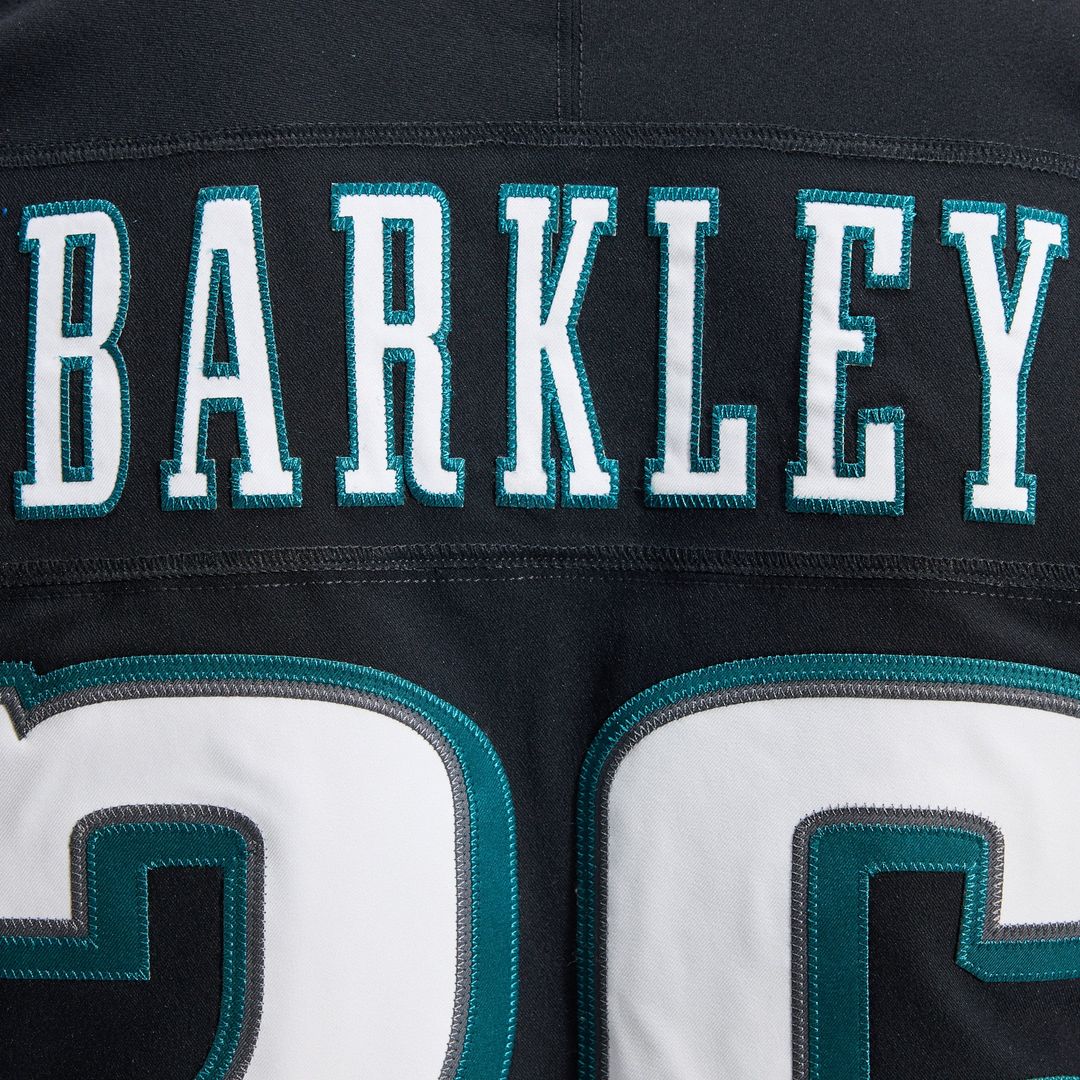 Philadelphia Eagles Saquon Barkley Nike Black Alternate Vapor F.U.S.E. Elite Jersey product image 25, provided for visual