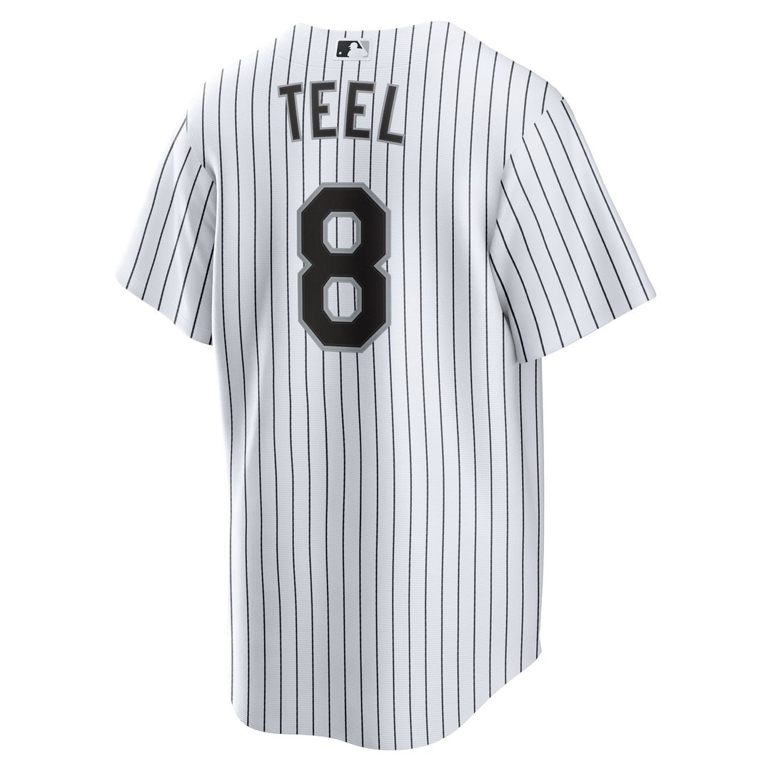 Chicago White Sox Kyle Teel Nike White Home Replica Jersey product image 3, provided for visual reference and product detail
