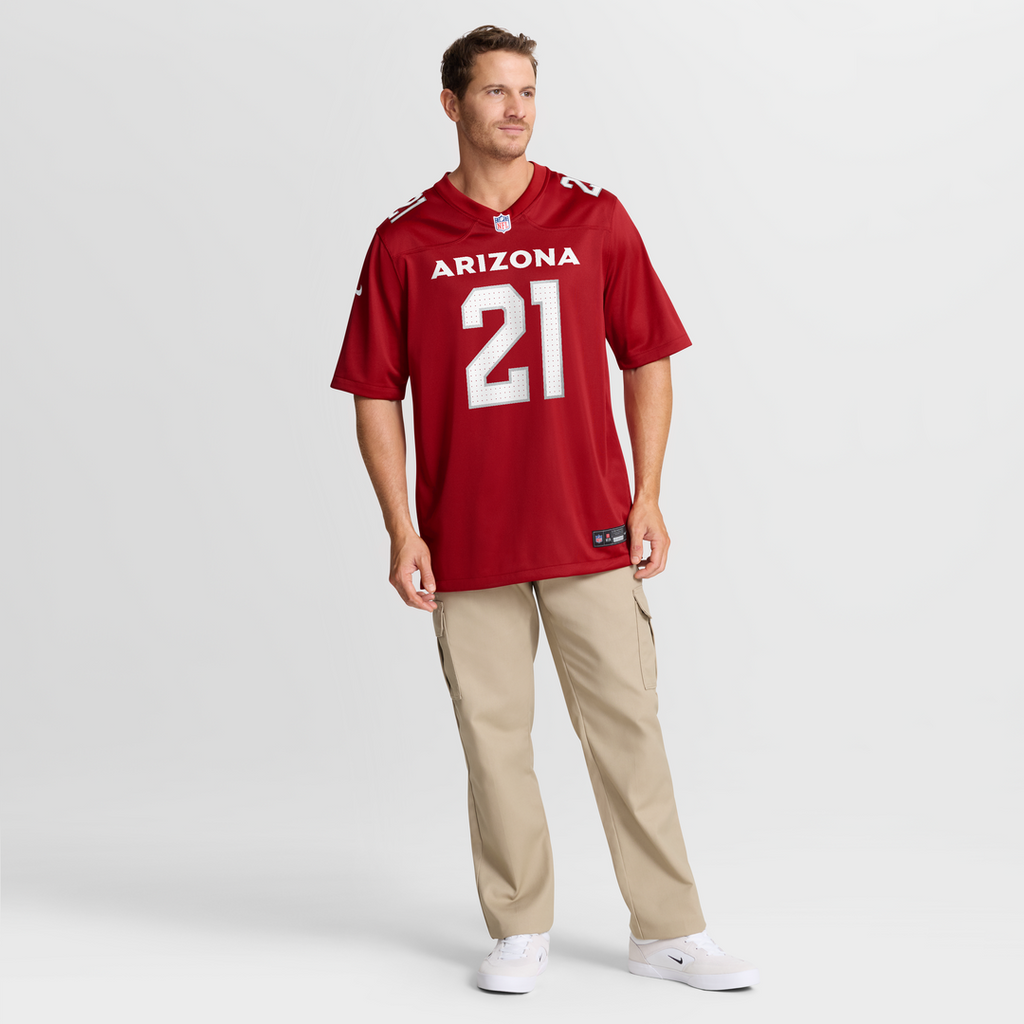 Arizona Cardinals Garrett Williams Nike Cardinal Game Jersey product image 7, provided for visual reference and product