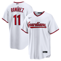 Cleveland Guardians José Ramírez Nike White Home Replica Jersey product image 1, provided for visual reference and product