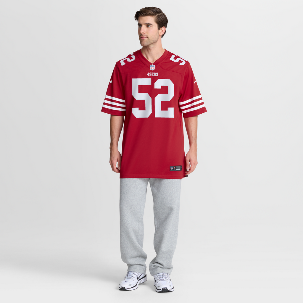 San Francisco 49ers Patrick Willis Nike Scarlet Retired Player Game Jersey product image 7, provided for visual reference