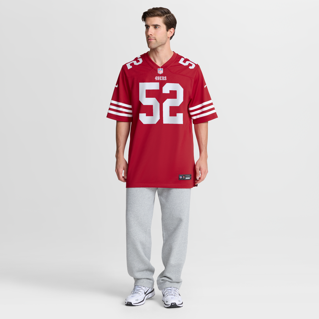 San Francisco 49ers Patrick Willis Nike Scarlet Retired Player Game Jersey product image 7, provided for visual reference