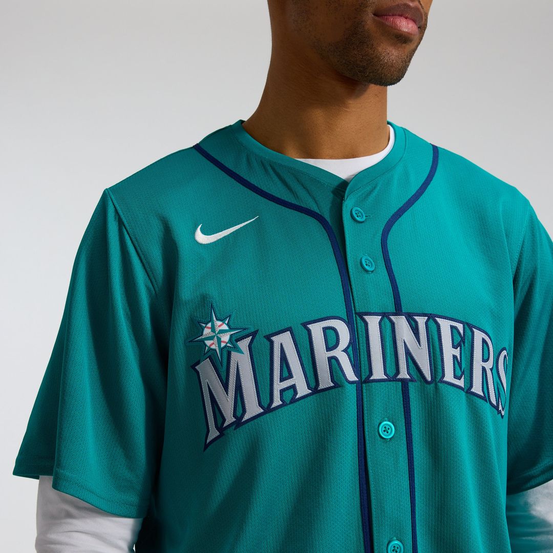 Seattle Mariners Cal Raleigh Nike Teal Alternate Limited Jersey product image 9, provided for visual reference and product