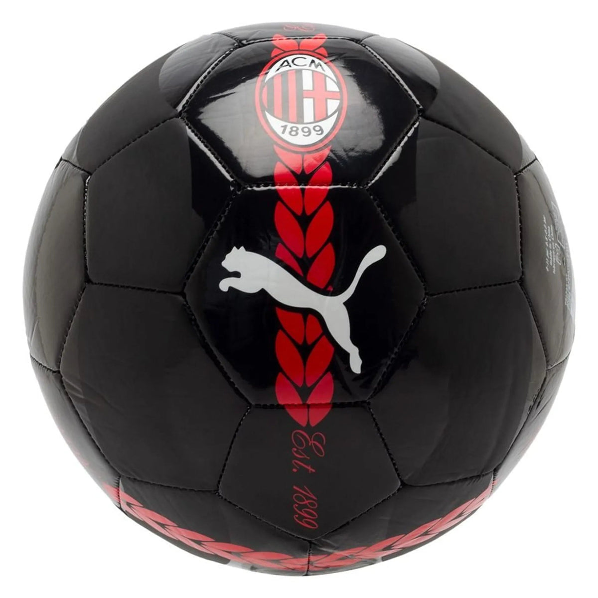 PUMA AC Milan Prematch Soccer Ball - 084544 07 product image 1, provided for visual reference and product detail review