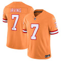 Tampa Bay Buccaneers Bucky Irving Nike Creamsicle Alternate Vapor F.U.S.E. Stitched Limited Jersey product image 1, provided