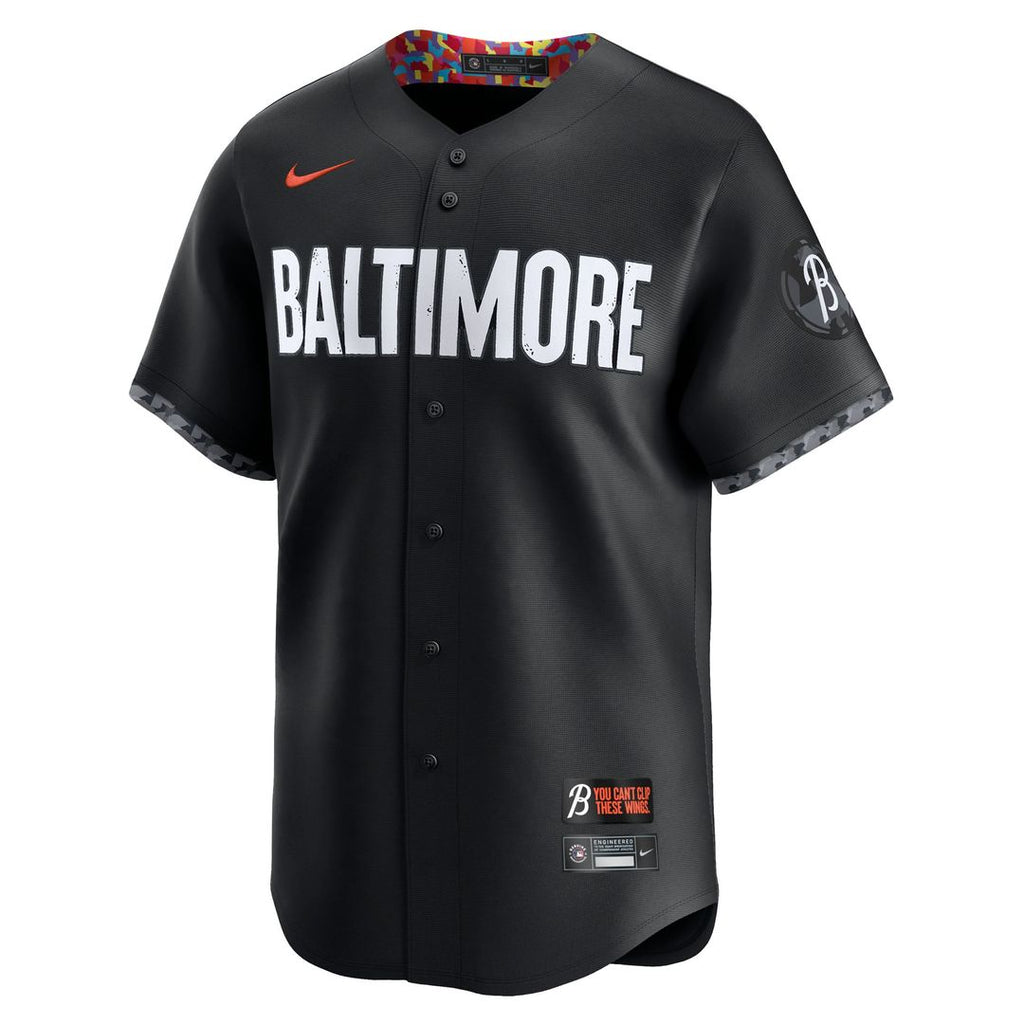 Baltimore Orioles Cal Ripken Jr. Nike Black City Connect Limited Player Jersey product image 2, provided for visual