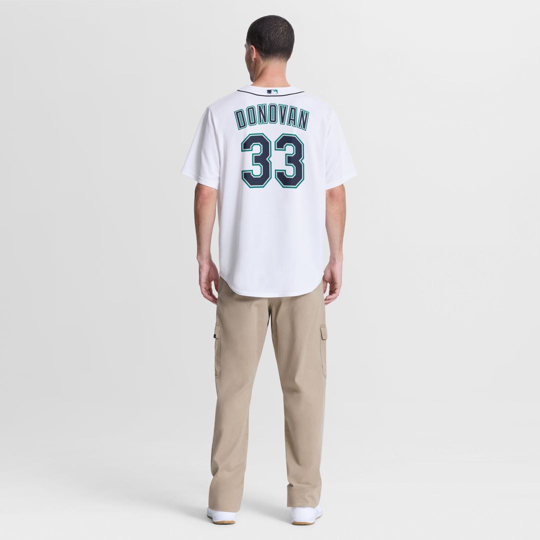 Seattle Mariners Brendan Donovan Nike White Home Replica Jersey product image 5, provided for visual reference and product