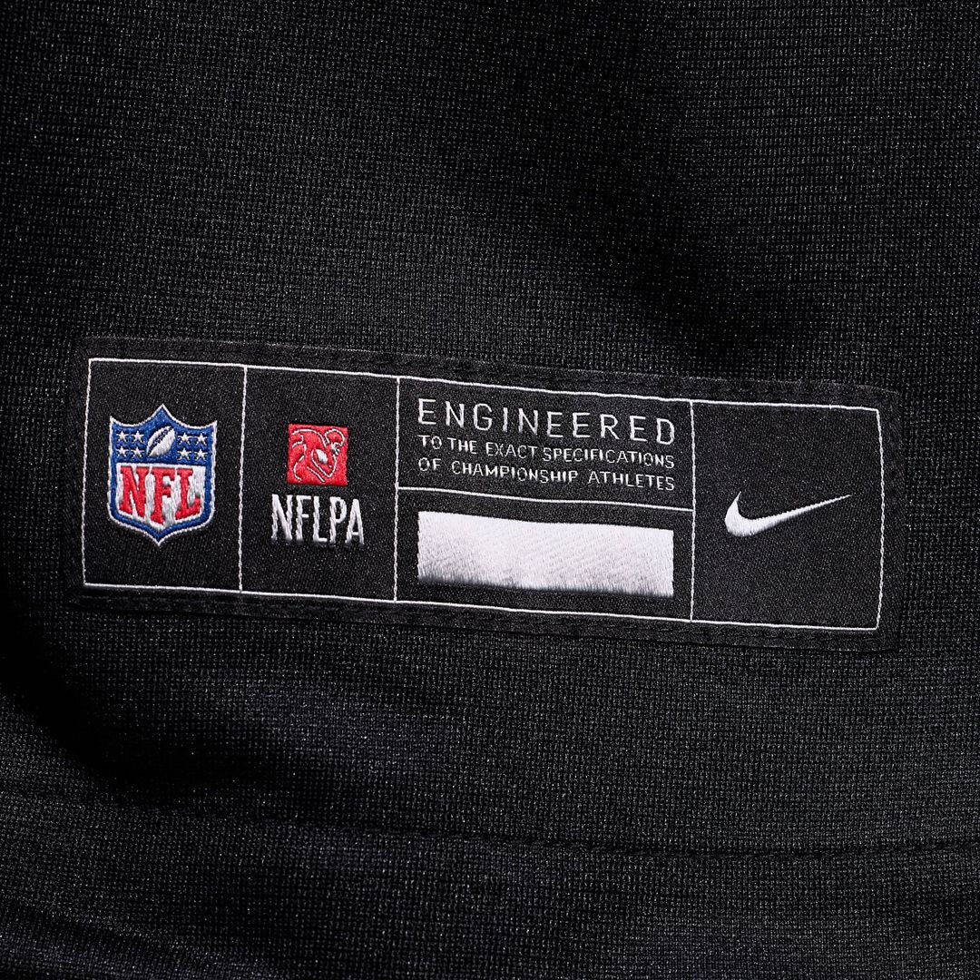 Carolina Panthers Rashard Lawrence Nike Black Game Jersey product image 6, provided for visual reference and product detail