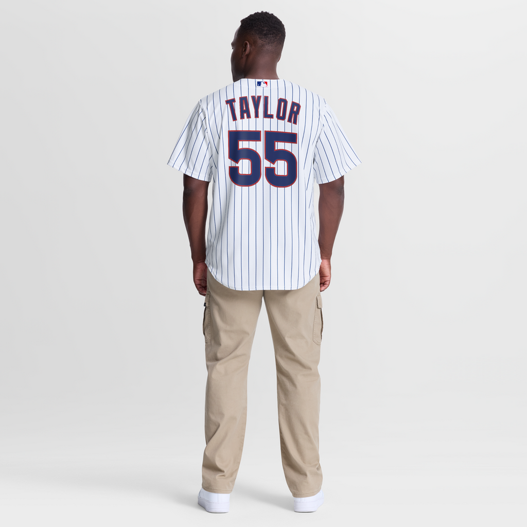 Chicago Cubs Tyrone Taylor Nike White Home Replica Jersey product image 3, provided for visual reference and product detail