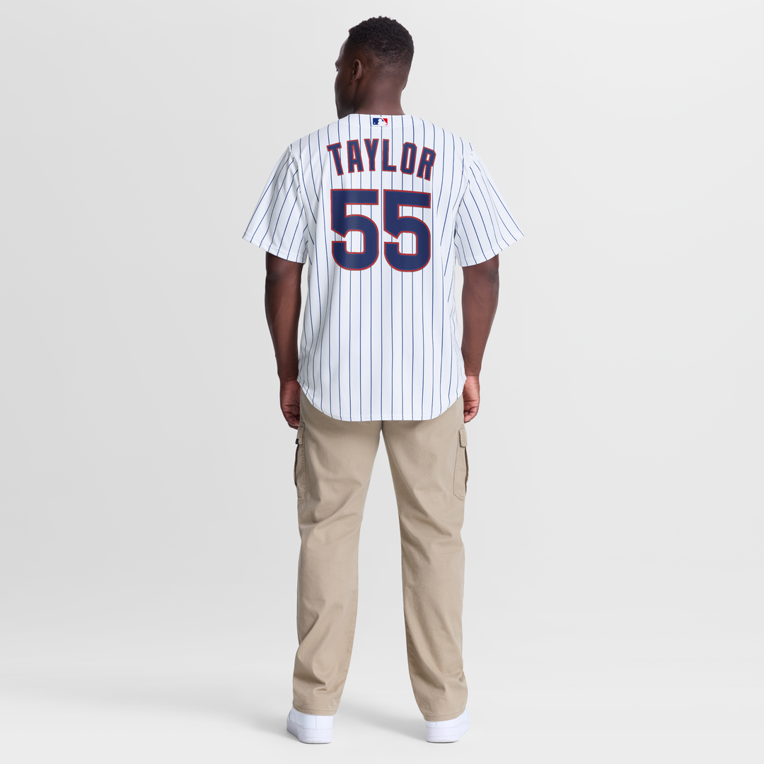 Chicago Cubs Tyrone Taylor Nike White Home Replica Jersey product image 3, provided for visual reference and product detail