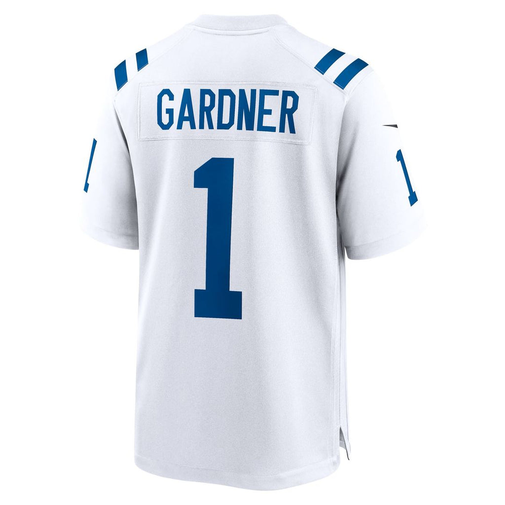 Indianapolis Colts Ahmad Sauce Gardner Nike White Game Jersey product image 6, provided for visual reference and product