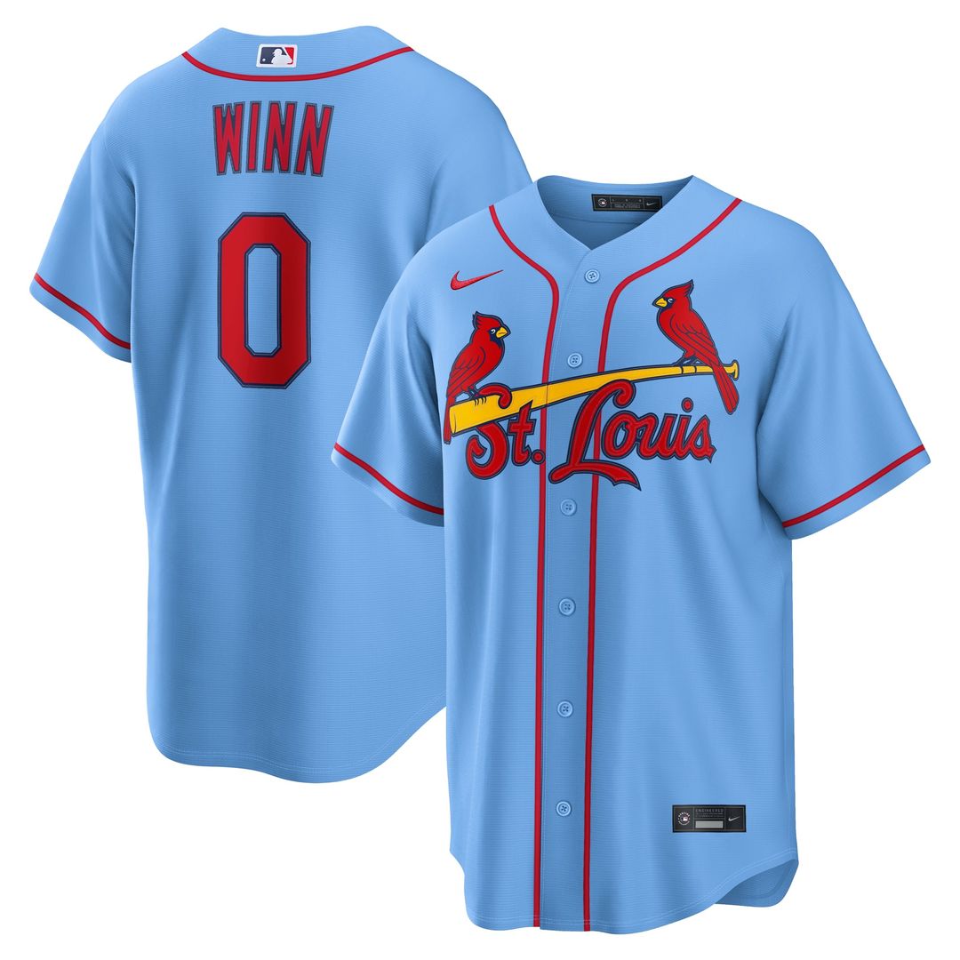 St. Louis Cardinals Masyn Winn Nike Cream Alternate Replica Jersey product image 7, provided for visual reference and
