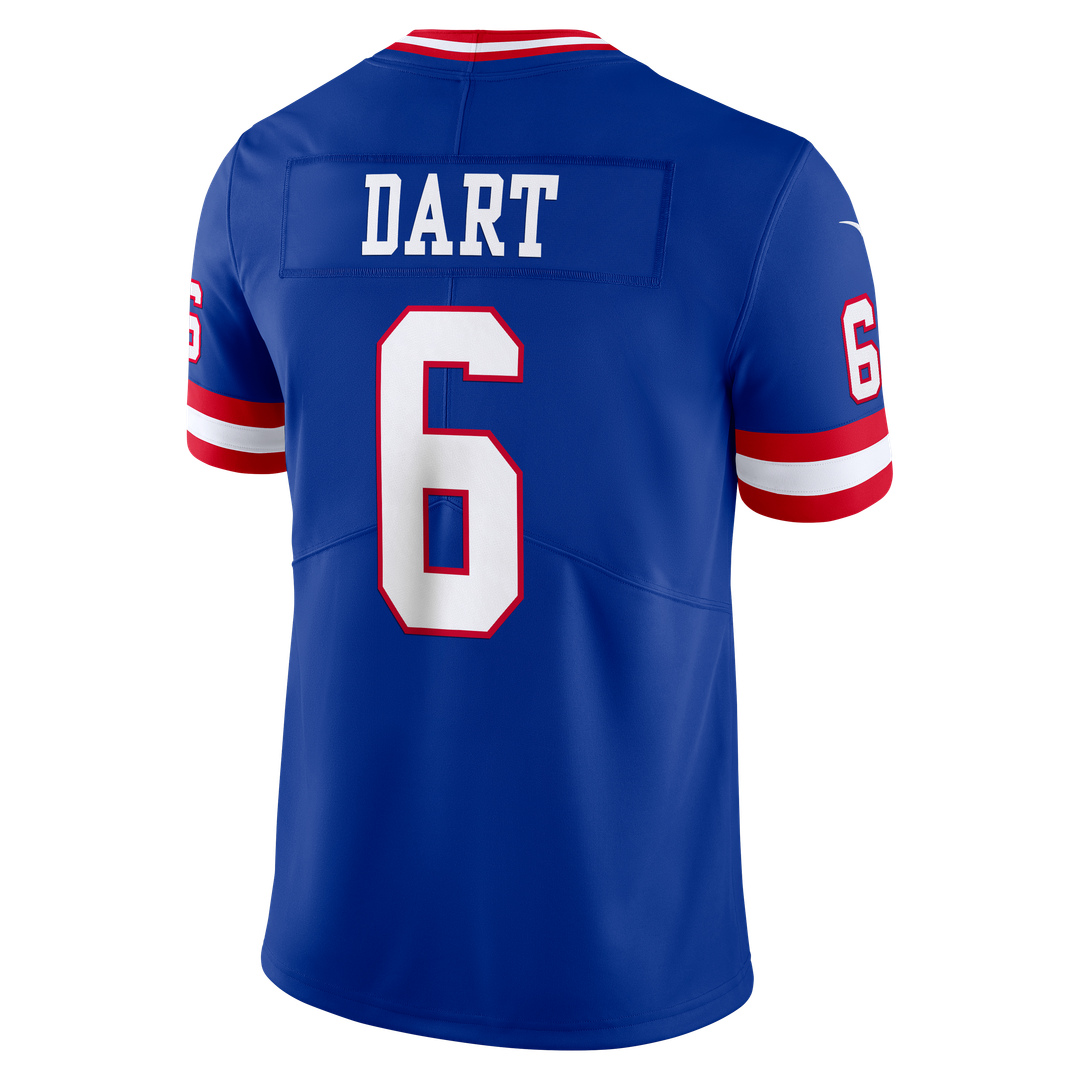 New York Giants Jaxson Dart Nike Royal Legacy Vapor Untouchable Stitched Limited Jersey product image 6, provided for visual