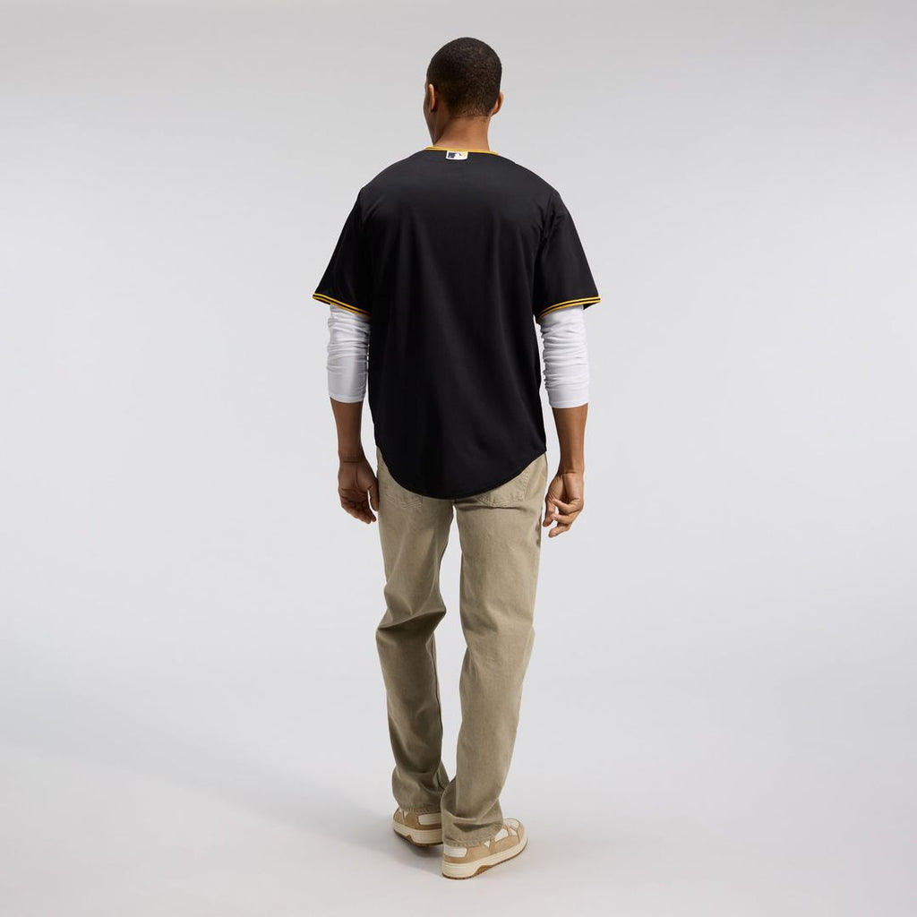 Pittsburgh Pirates Nike Black Alternate Replica Team Jersey product image 17, provided for visual reference and product