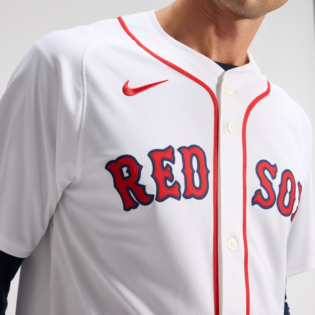 Boston Red Sox Nike White Home Limited Jersey product image 8, provided for visual reference and product detail review