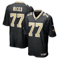 New Orleans Saints Carl Nicks Nike Black Game Retired Player Jersey product image 1, provided for visual reference and