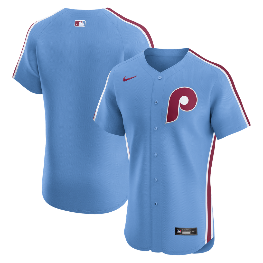 Philadelphia Phillies Nike White Home Elite Jersey product image 7, provided for visual reference and product detail review