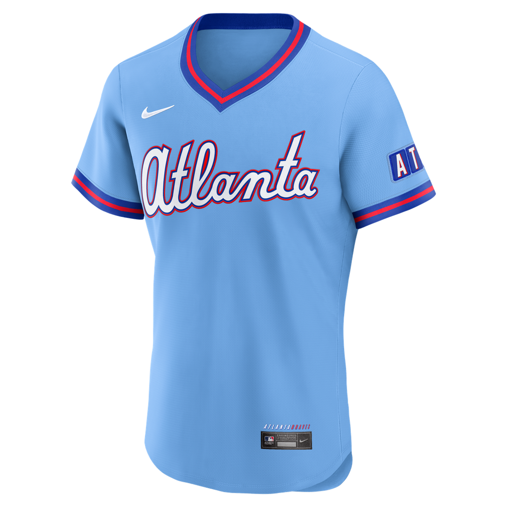 Atlanta Braves Nike Powder Blue 2026 City Connect Authentic Jersey product image 2, provided for visual reference and