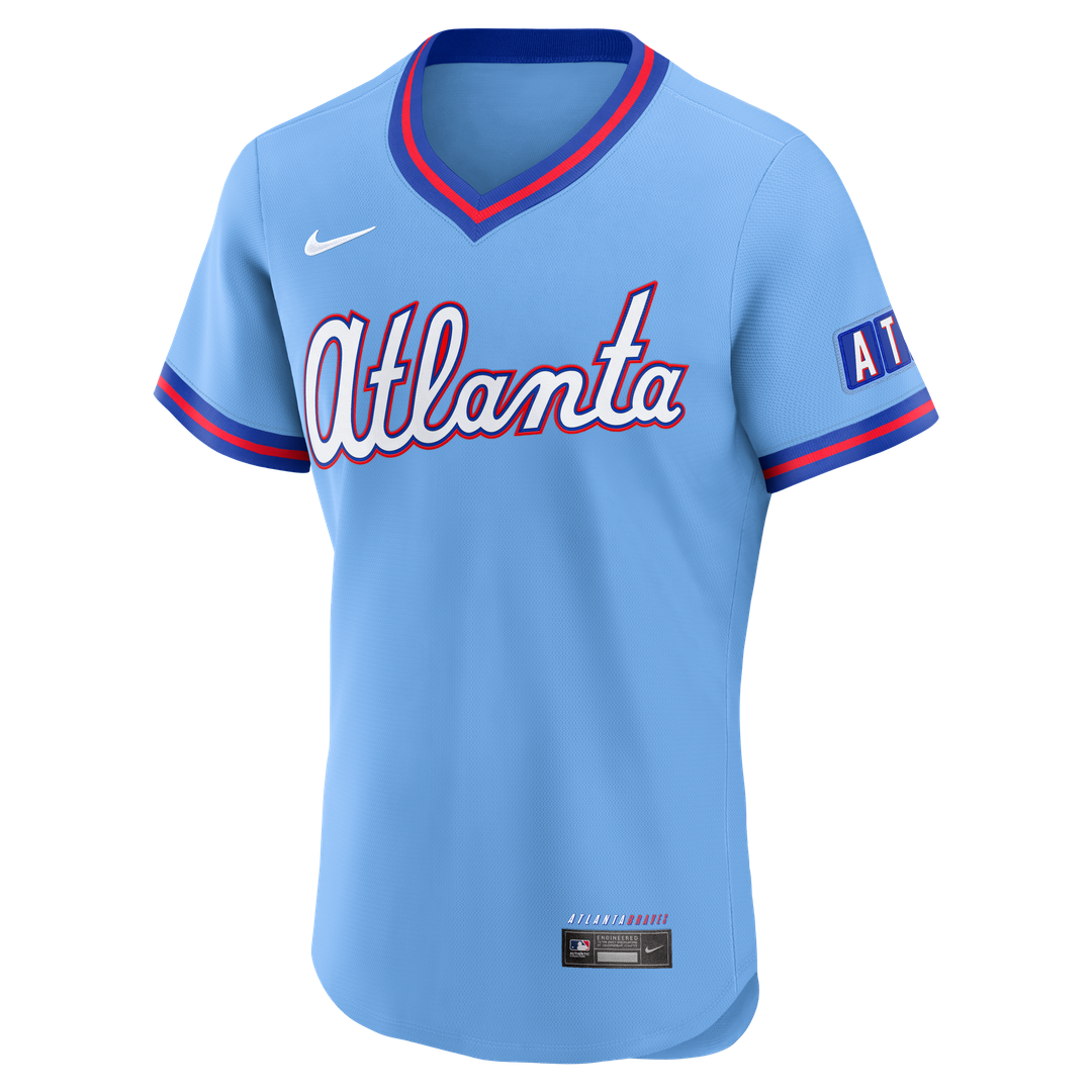 Atlanta Braves Nike Powder Blue 2026 City Connect Authentic Jersey product image 2, provided for visual reference and