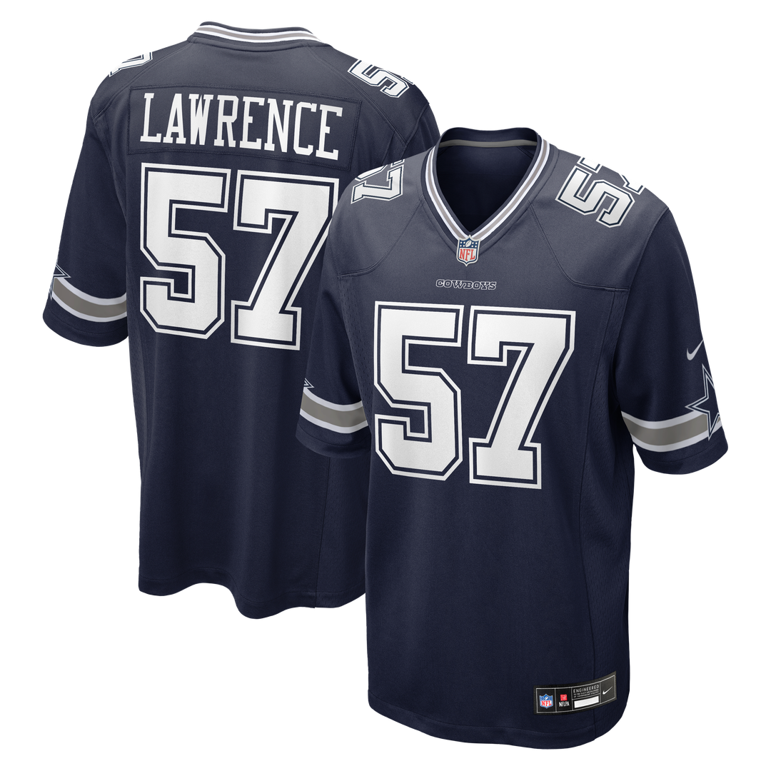 Dallas Cowboys Malachi Lawrence Nike White Game Jersey product image 7, provided for visual reference and product detail