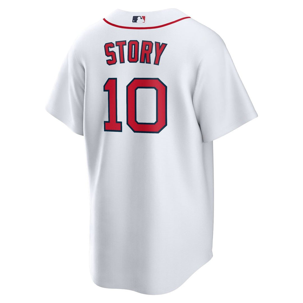 Boston Red Sox Trevor Story Nike White Home Replica Jersey product image 3, provided for visual reference and product detail