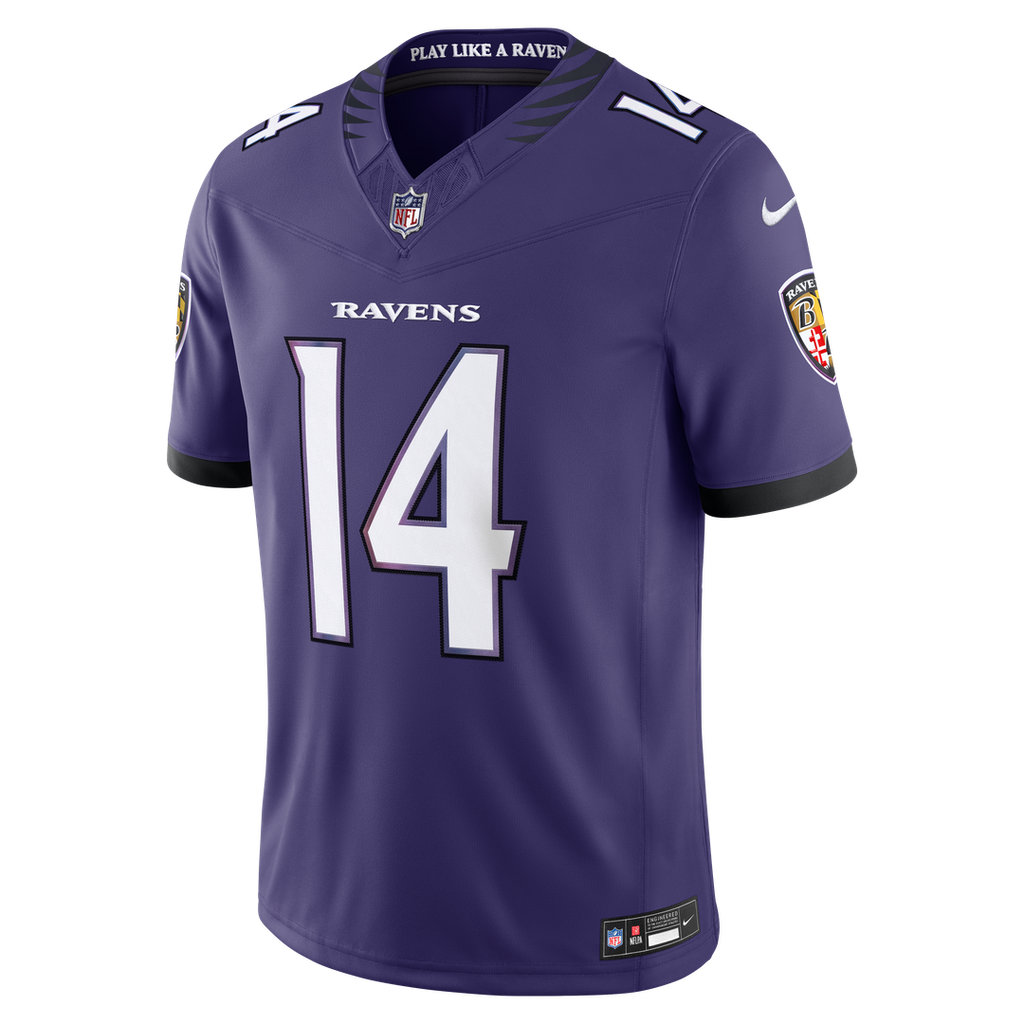 Baltimore Ravens Kyle Hamilton Nike Black Alternate Vapor F.U.S.E. Stitched Limited Jersey product image 8, provided for