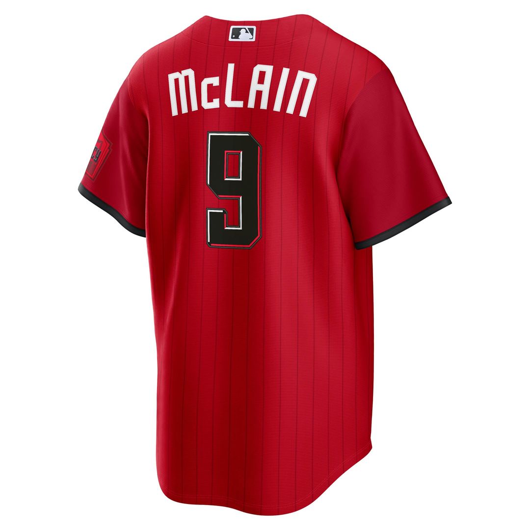 Cincinnati Reds Matt McLain Nike Red 2026 City Connect Stadium Jersey product image 3, provided for visual reference and