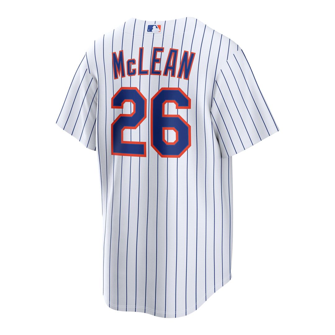 New York Mets Nolan McLean Nike White Home Replica Jersey product image 3, provided for visual reference and product detail