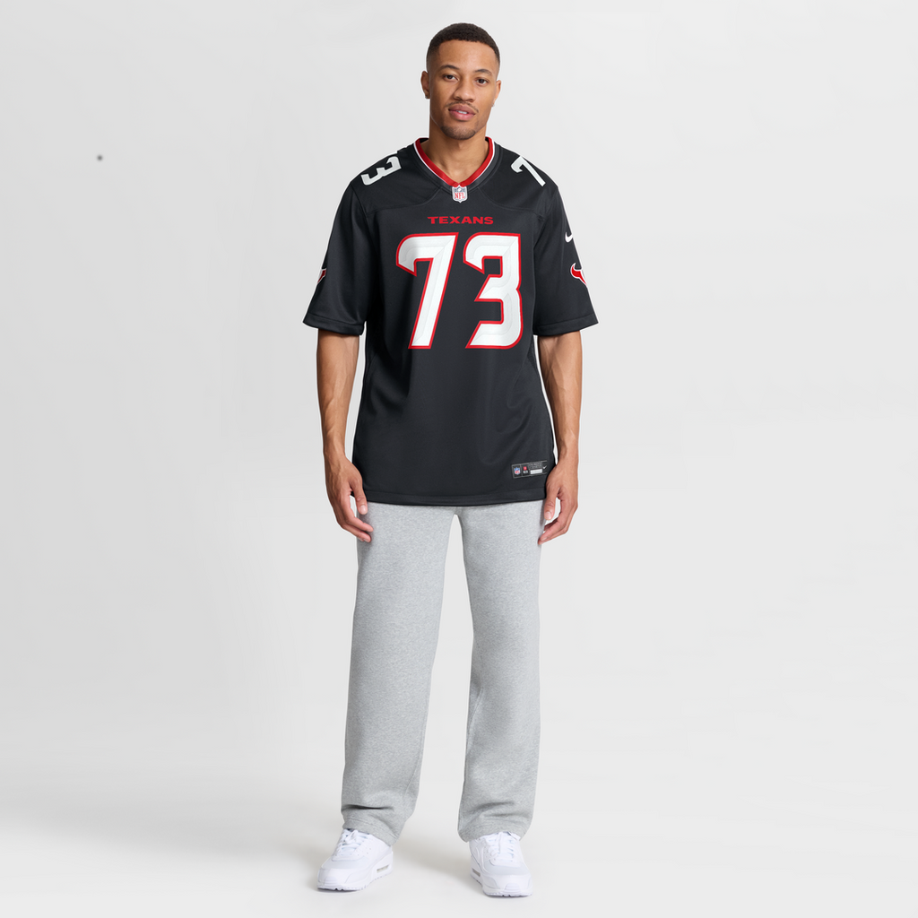 Houston Texans Derrick Graham Nike Navy Team Game Jersey product image 2, provided for visual reference and product detail