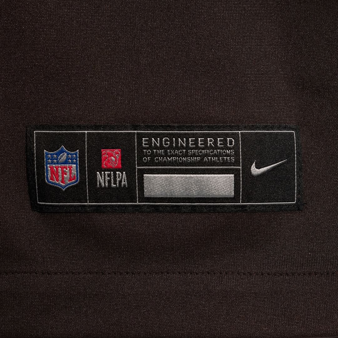 Cleveland Browns Jared Verse Nike Brown Nike Game Jersey product image 6, provided for visual reference and product detail