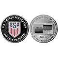 OFFICIAL SPORTS U.S. Soccer Silver Flip Coin - 7007 product image 1, provided for visual reference and product detail review