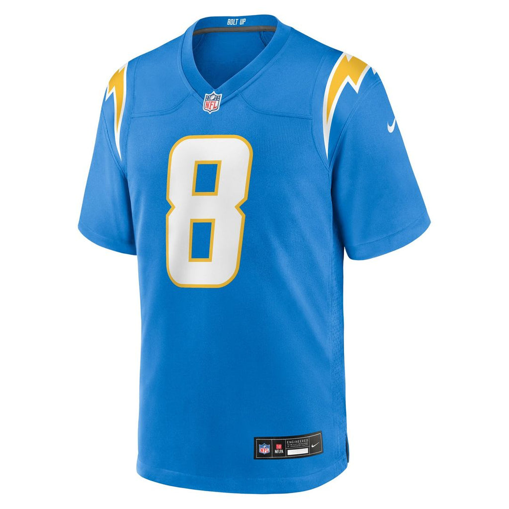Los Angeles Chargers Omarion Hampton Nike Navy Alternate Super Chargers Game Player Jersey product image 8, provided for