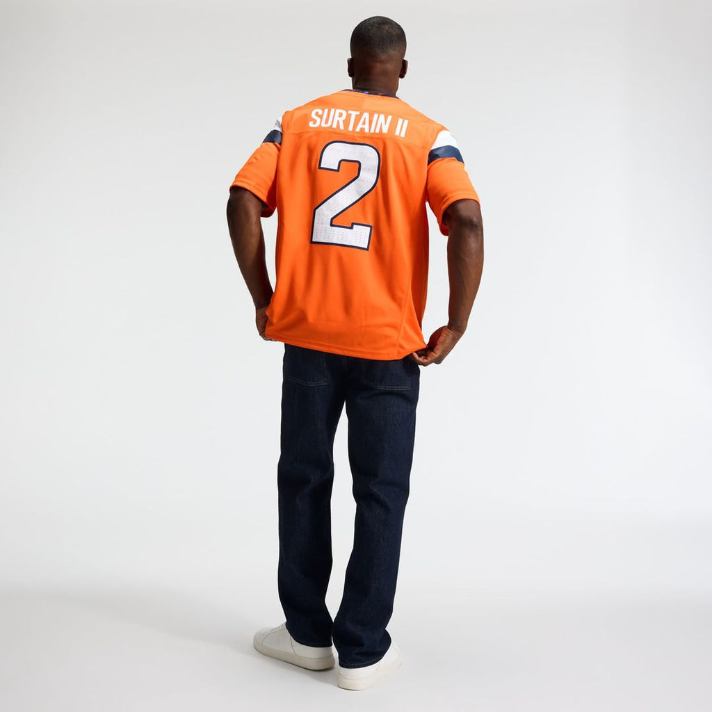 Denver Broncos Pat Surtain II Nike Navy Alternate Vapor F.U.S.E. Stitched Limited Jersey product image 11, provided for