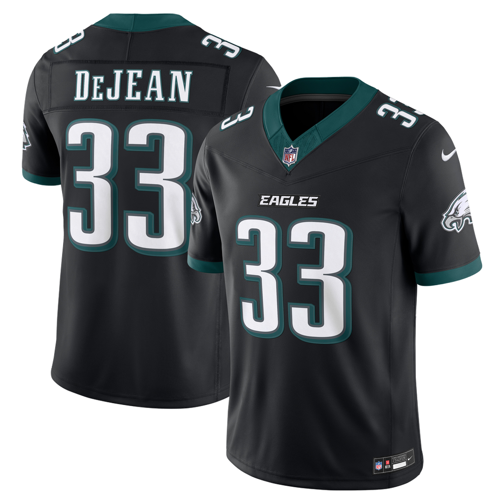 Philadelphia Eagles Cooper DeJean Nike Kelly Green Alternate Vapor F.U.S.E. Stitched Limited Jersey product image 10,